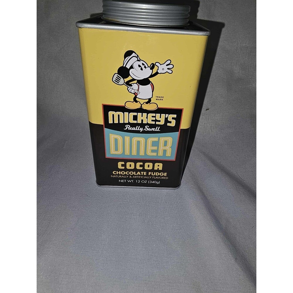 Mickey’s Diner Cocoa Can (empty) Tin 12 oz size